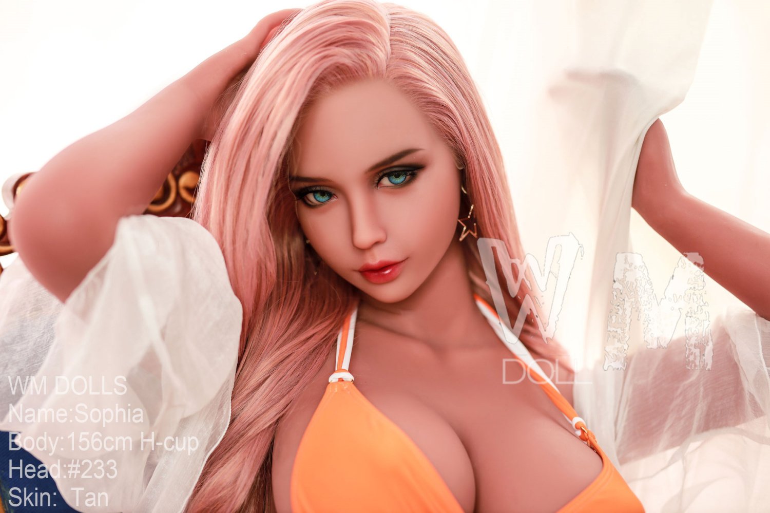 Секс-кукла Ida фото 14 - SexDolls.com.ua Секс кукла Ida в желтом купальнике фото лица