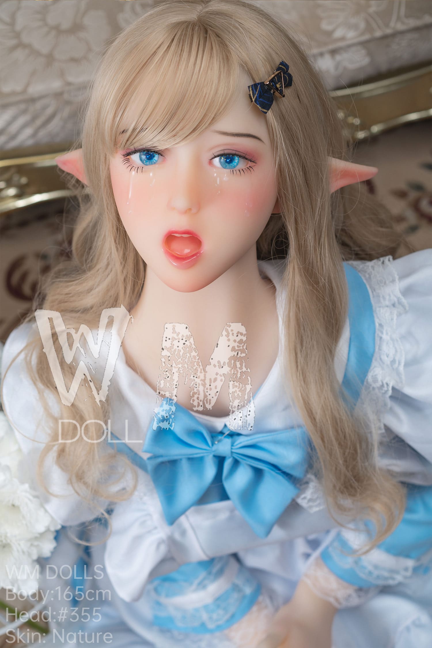 Секс-кукла Anorsel фото 6 - SexDolls.com.ua Секс кукла эльф Anorsel в голубом платье фото лица
