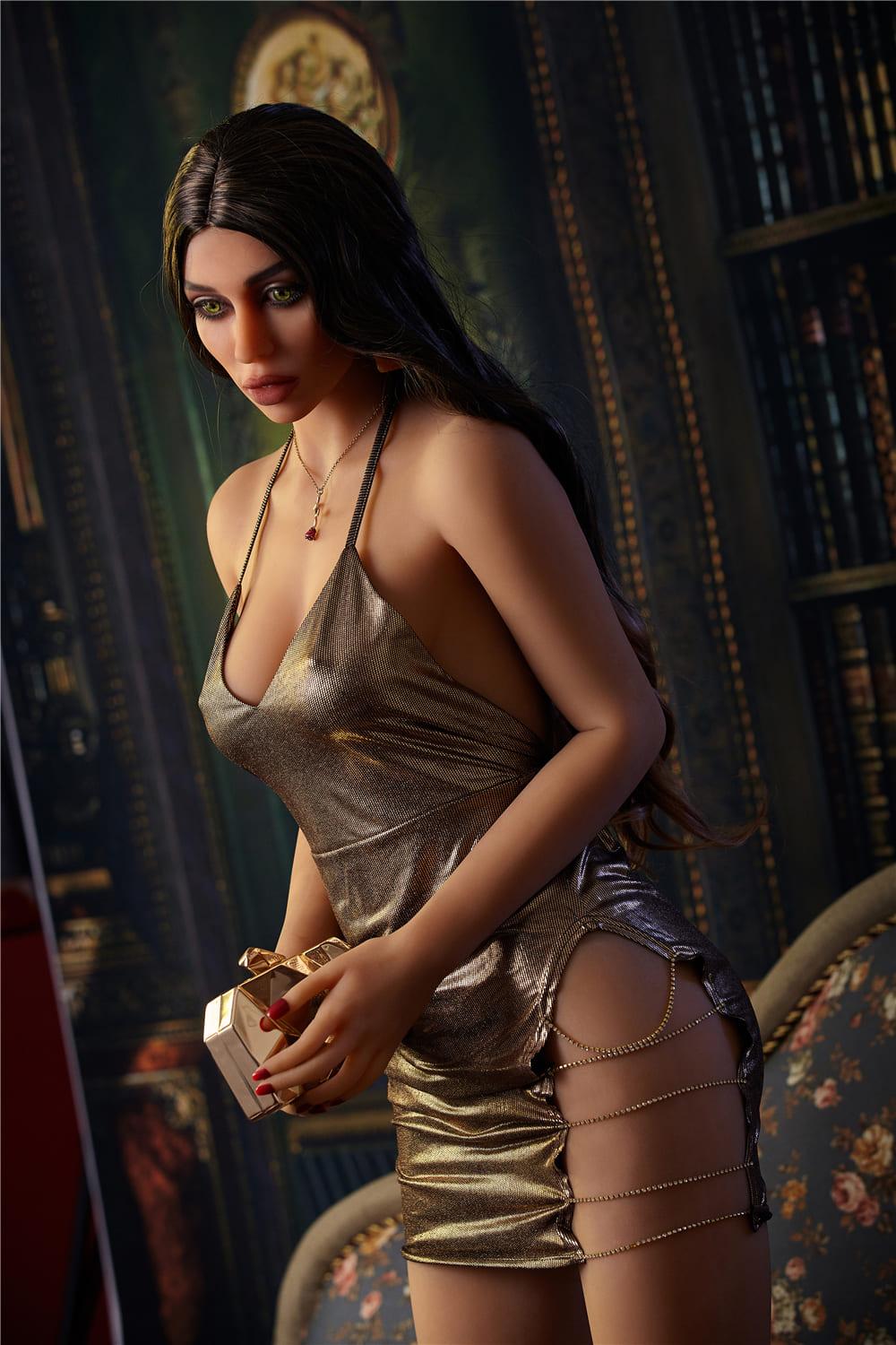 Секс-кукла Marcel фото 19 - SexDolls.com.ua Секс кукла Marcel с красивым лицом эротично сидит