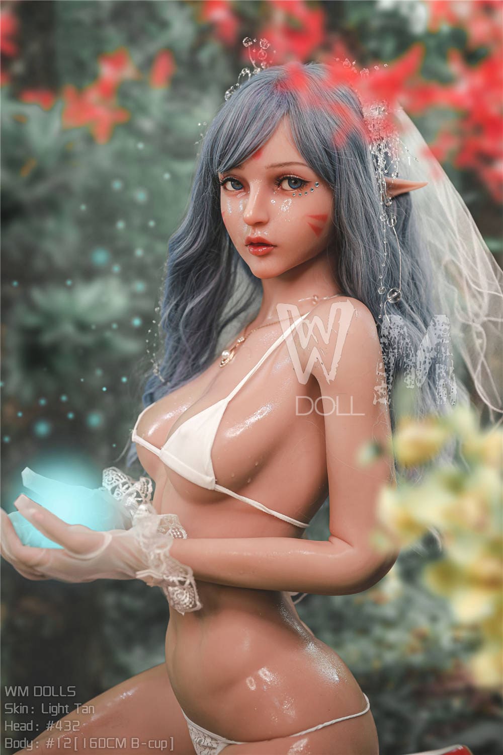 Секс-кукла Idoya фото 15 - SexDolls.com.ua Реалистичная секс кукла Idoya в купальнике стоит на коленях боком