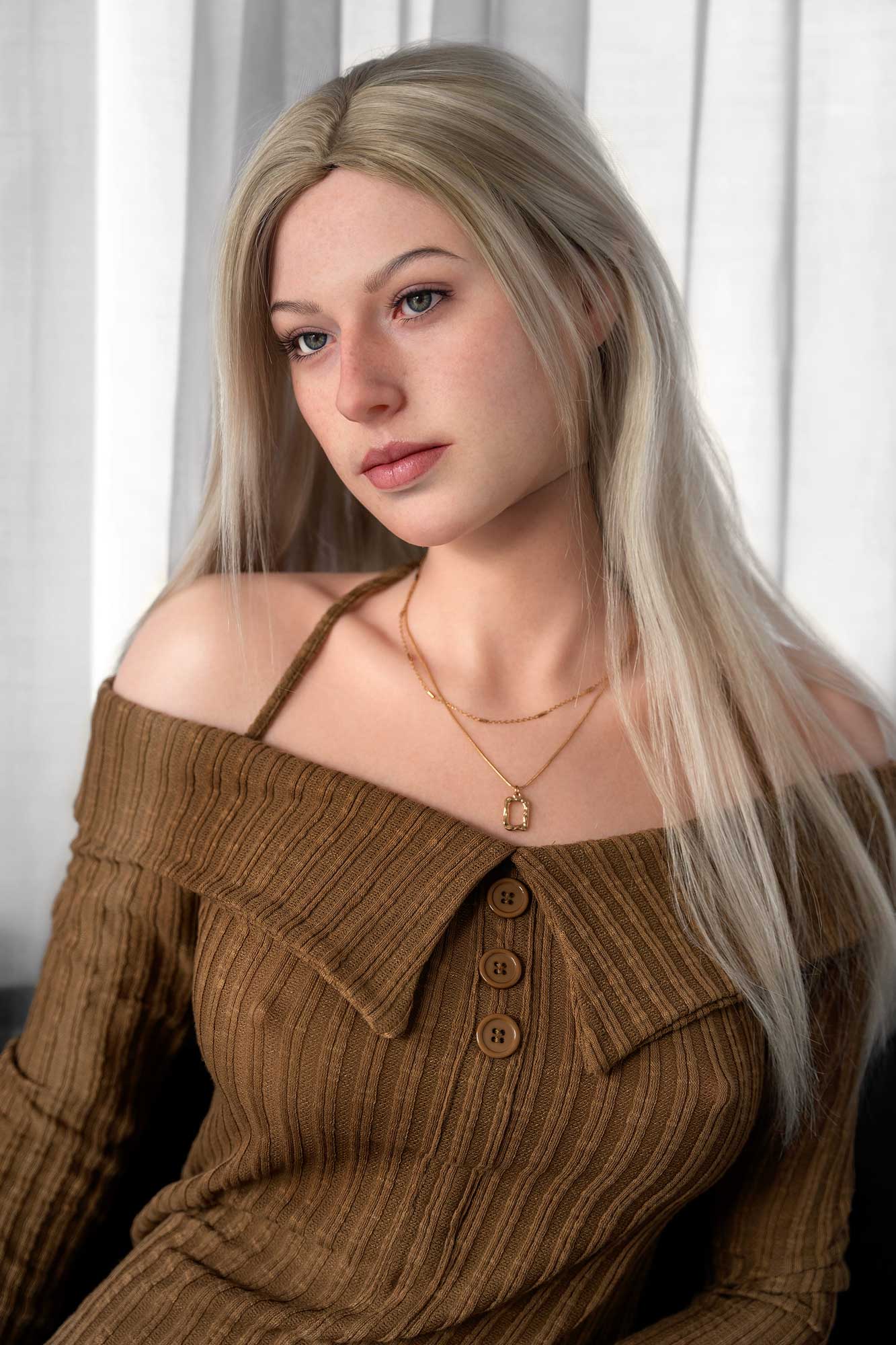 Секс-кукла Evelina фото 17 - SexDolls.com.ua Секс кукла Evelina смотрит вдаль