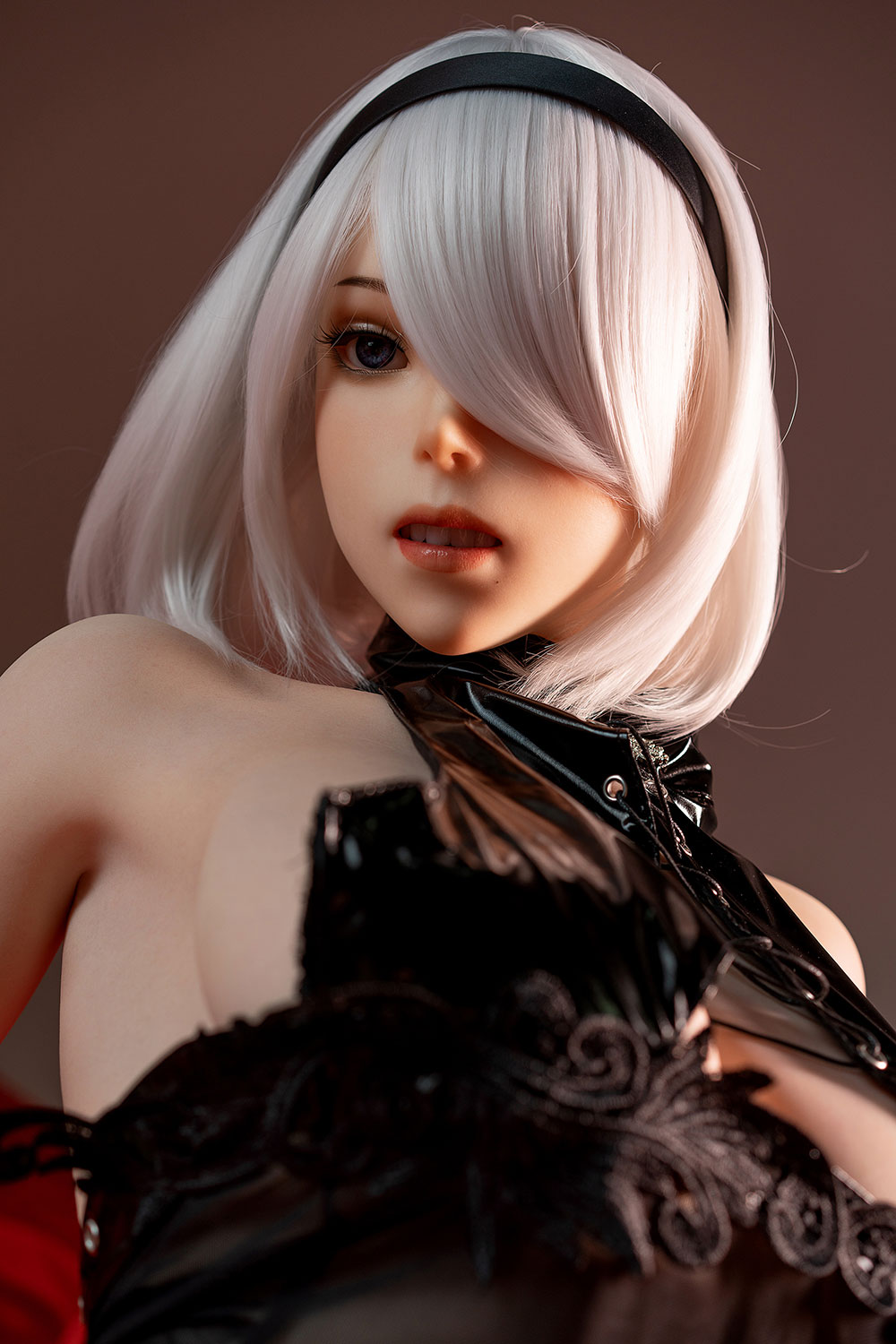 Секс кукла Yorha No 2 Type B с большими голубыми глазами