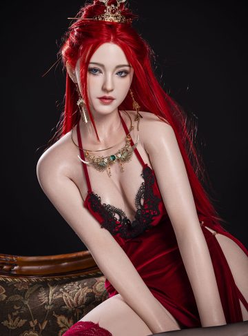 Секс-кукла Dache с красными волосами