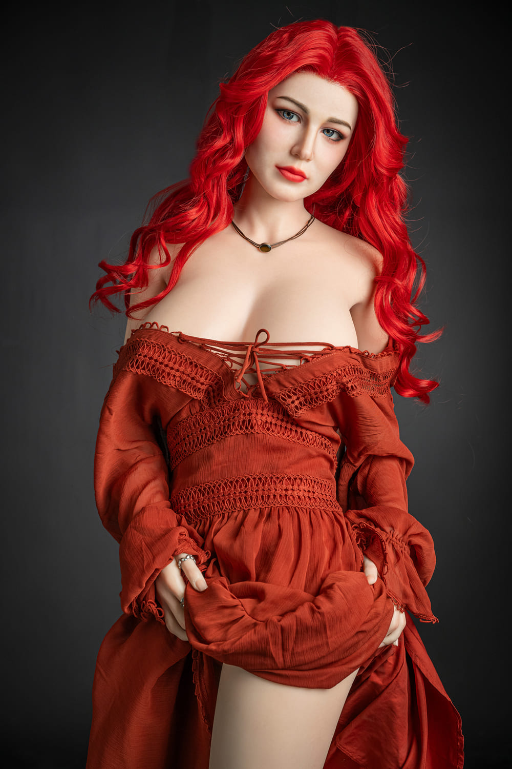 Секс-кукла Xylina фото - SexDolls.com.ua Секс кукла Xylina в красном платье