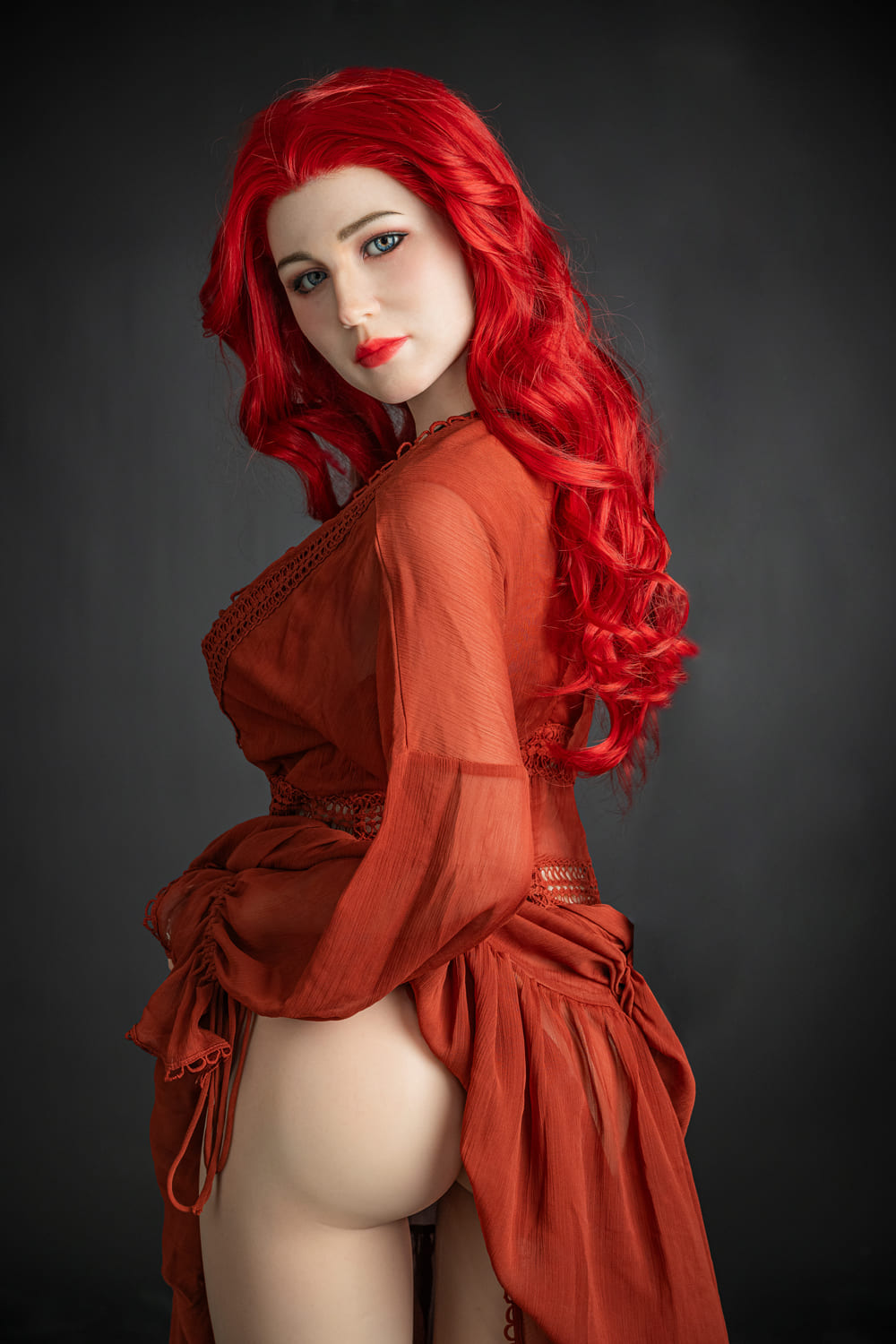 Секс-кукла Xylina фото 12 - SexDolls.com.ua Реалистичная секс кукла Xylina стоит спиной