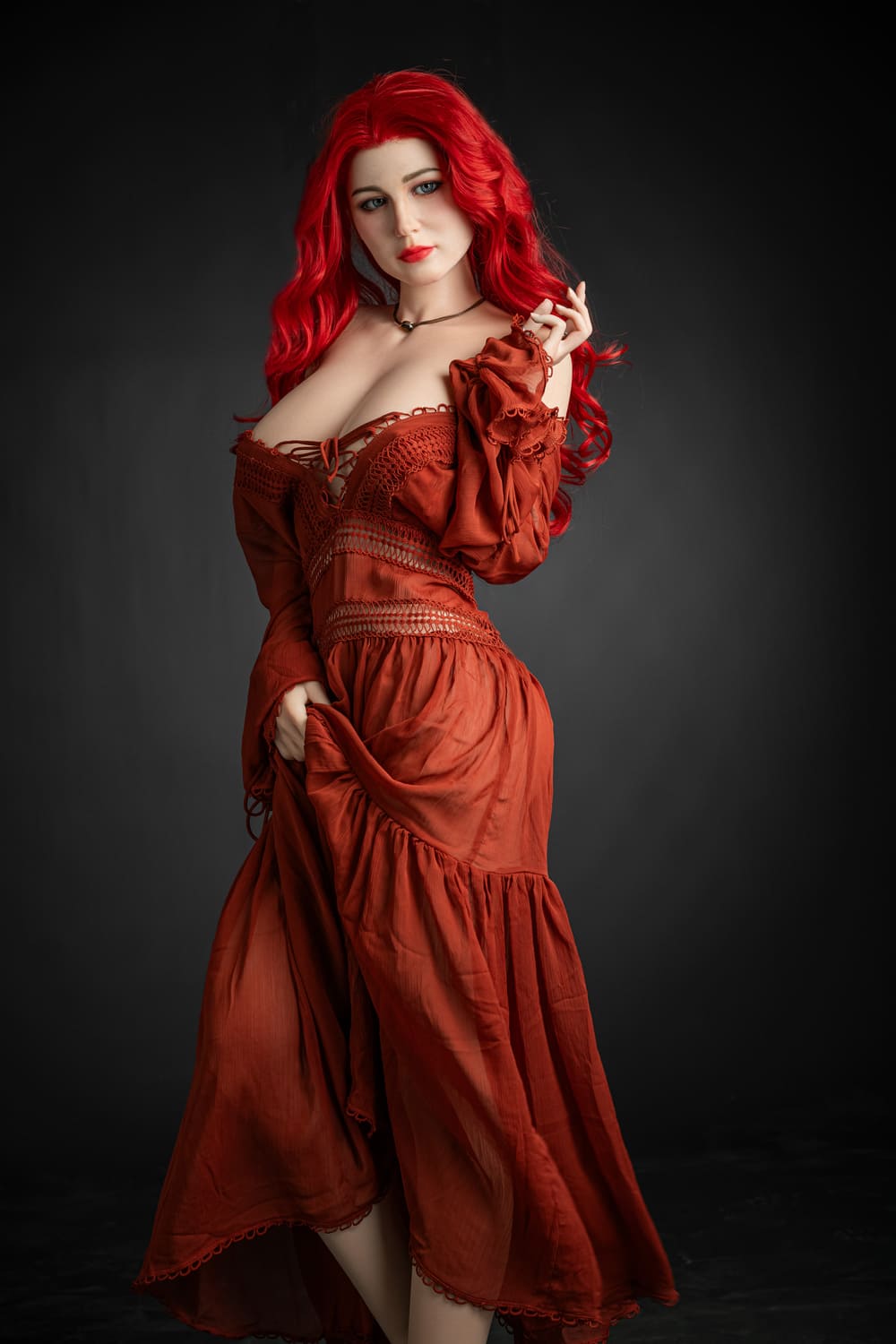 Секс-кукла Xylina фото 9 - SexDolls.com.ua Реалистичная секс кукла Xylina в длинном платье