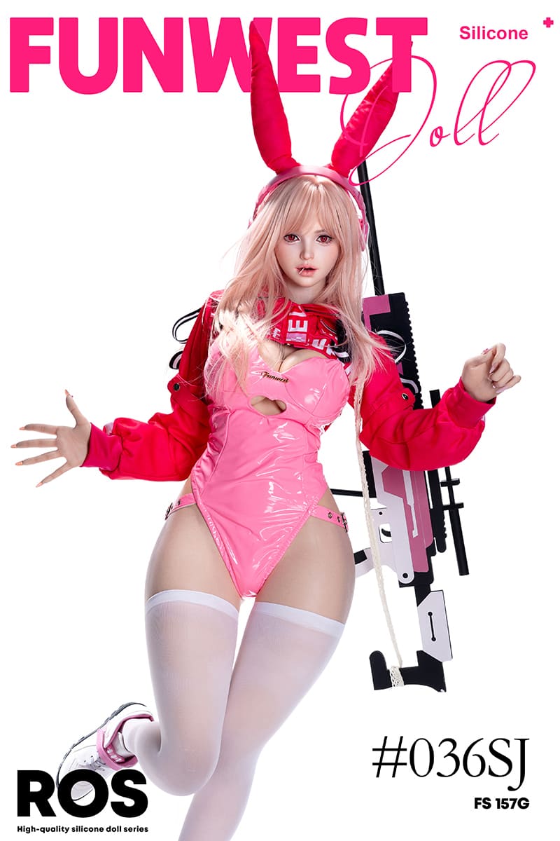 Секс-кукла Alice Nikke - фото 4 - SexDolls.com.ua Секс кукла Alice Nikke аниме в розовом костюме