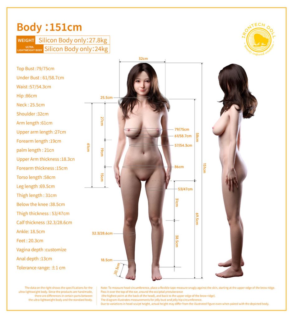 Секс-кукла Won 151 см - SexDolls.com.ua Параметры тела 151 см серия Oriental