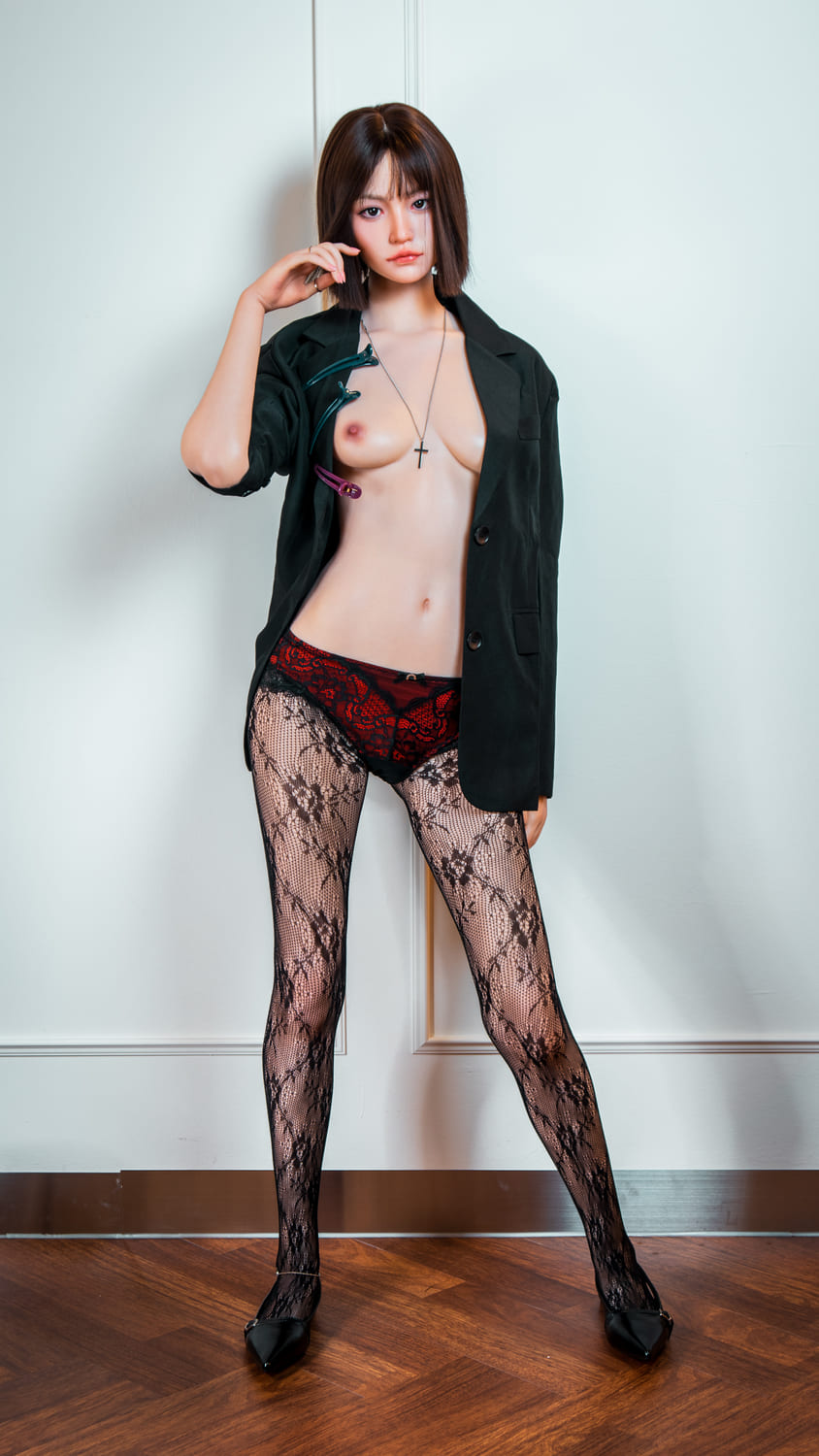 Секс-кукла Arin - фото 8 - SexDolls.com.ua Секс кукла Arin в пиджаке с голым бюстом