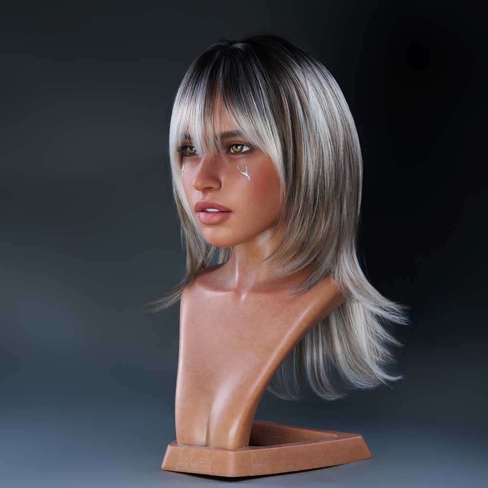 Голова AI Real Lady - фото 7 - SexDolls.com.ua Силиконовая голова с искусственным интеллектом для секс куклы