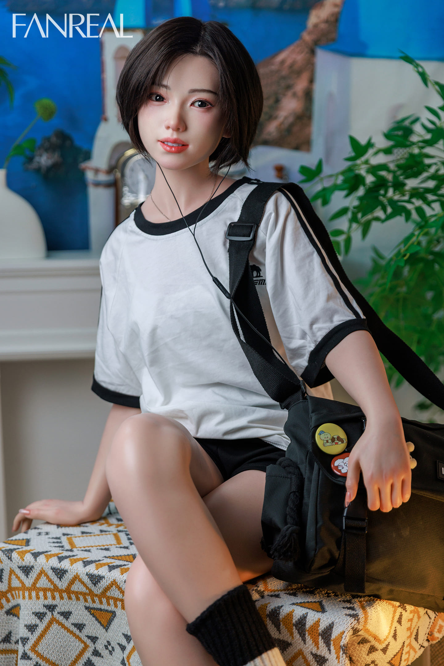 Силиконовая секс-кукла Ying фото 26 - SexDolls.com.ua Силиконовая секс кукла Ying в футболке