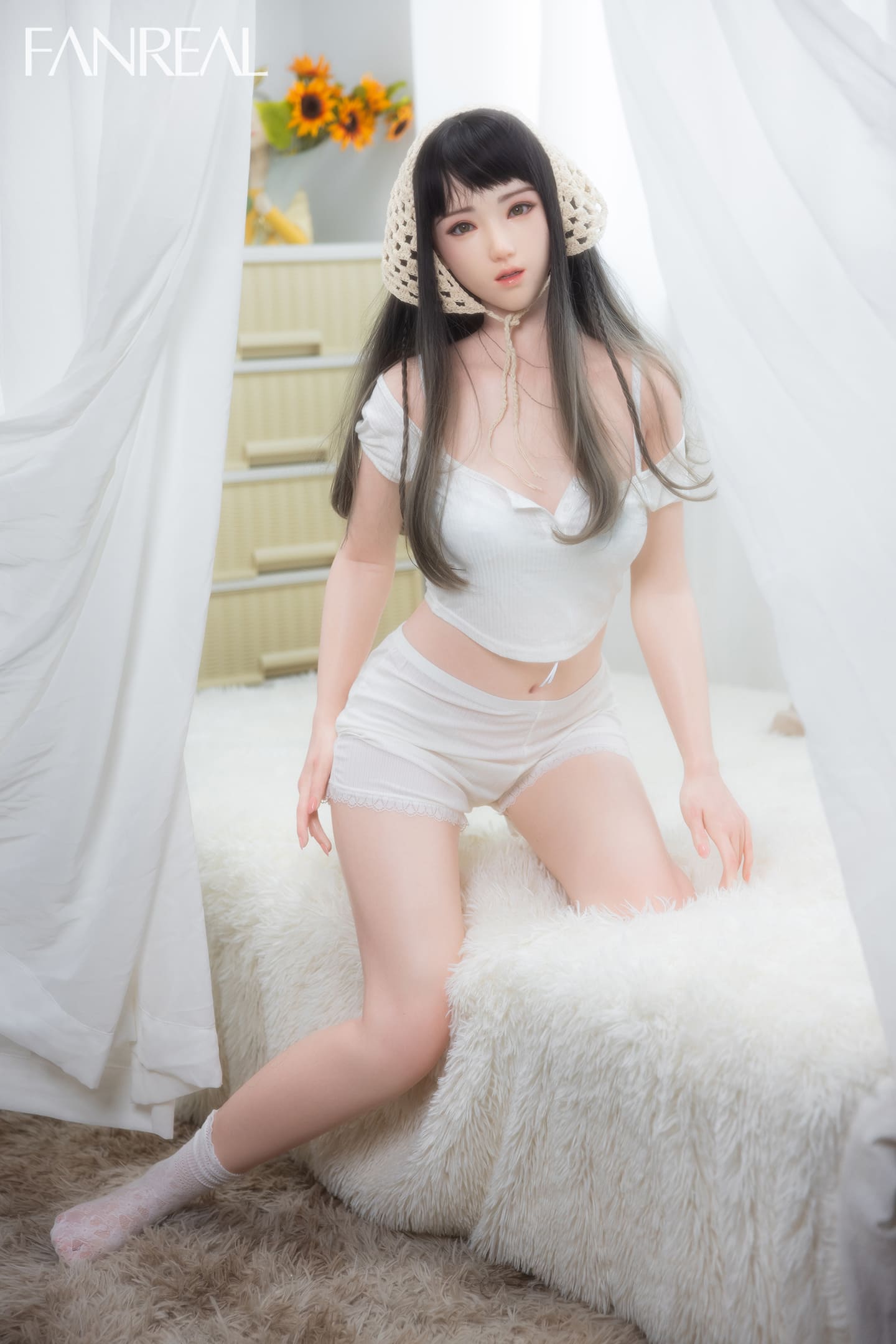 Секс-кукла Jiya фото 11 - SexDolls.com.ua Секс кукла Jiya в белой одежде